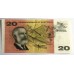AUSTRALIA 1966 . TWENTY 20 DOLLARS BANKNOTE . COOMBS/WILSON
